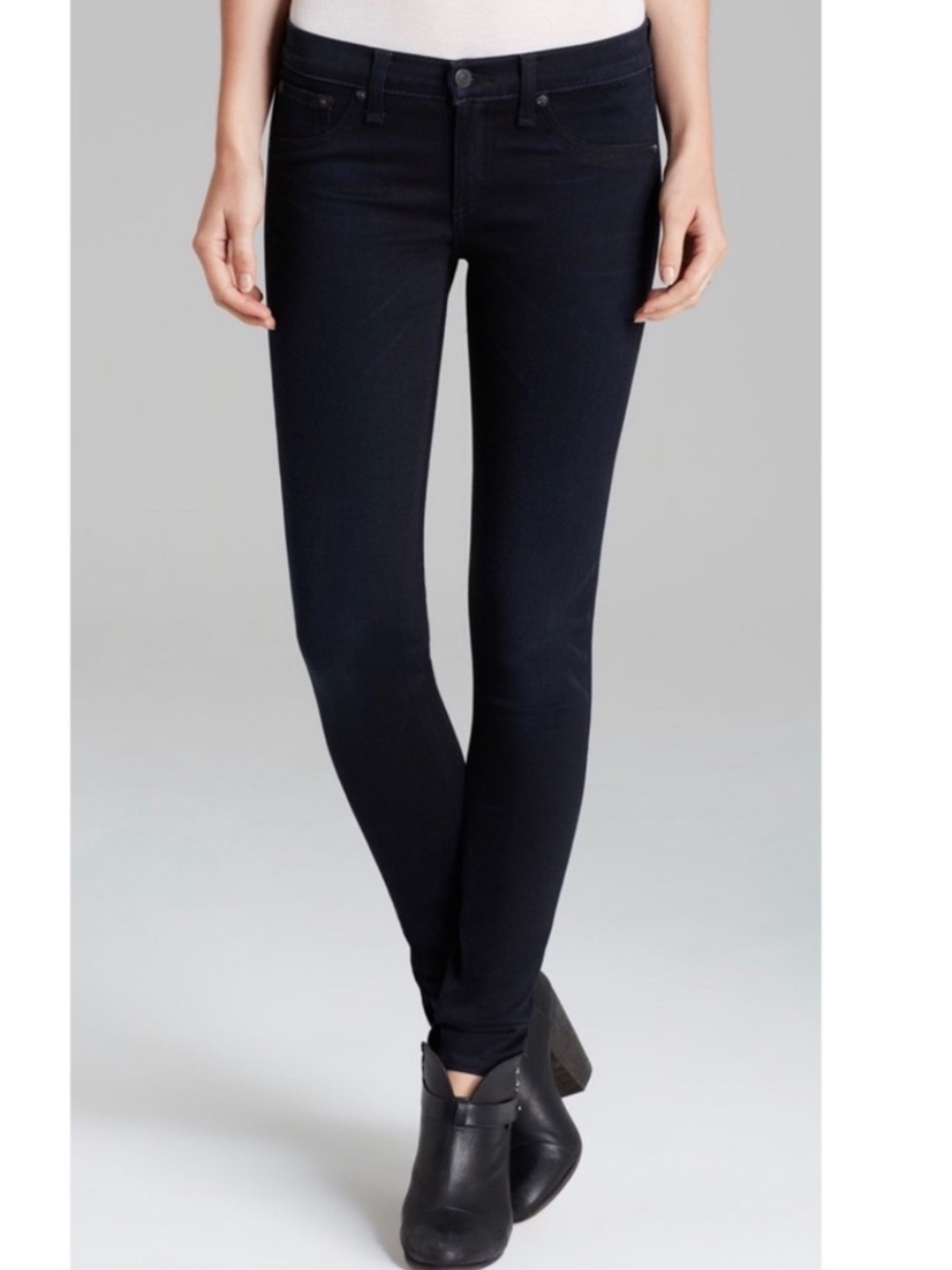 Rag & Bone Black Skinny Pants